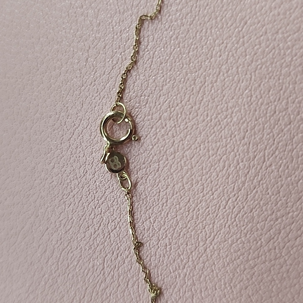 Gorjana 14k Gold Alphabet Necklace - Letter C - Picture 4 of 6